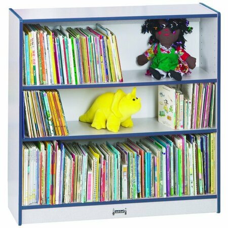 RAINBOW ACCENTS 36 1/2'' x 11 1/2'' x 35 1/2'' navy bookcase with. 5310970112